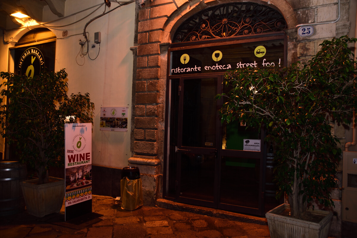 Osteria Ballaro Slowfood Palermo